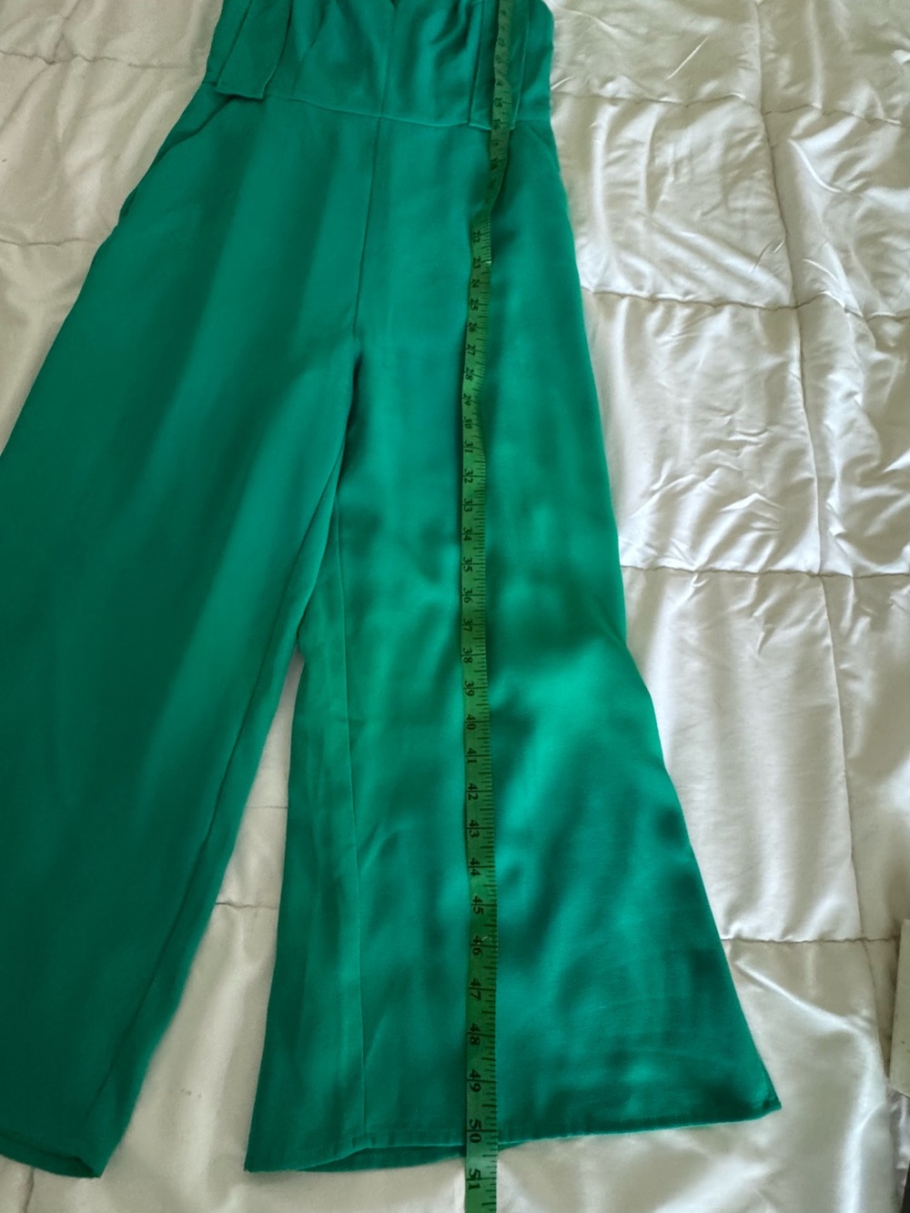 Lilly Pulitzer Green V-Neck Wide-Leg Sleeveless Jumpsuit Summer Capri S 4 Chic - Picture 6 of 12